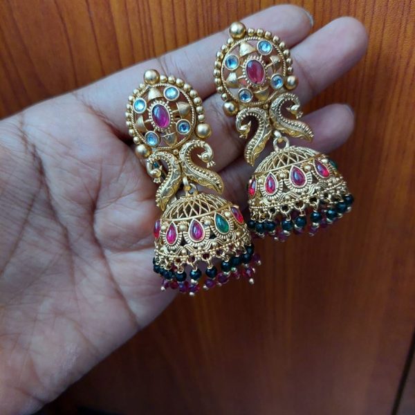 Antique Gold Jhumka