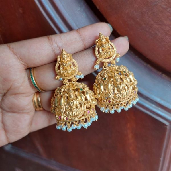 Gold Lookalike Premium Luxmi Jhumka