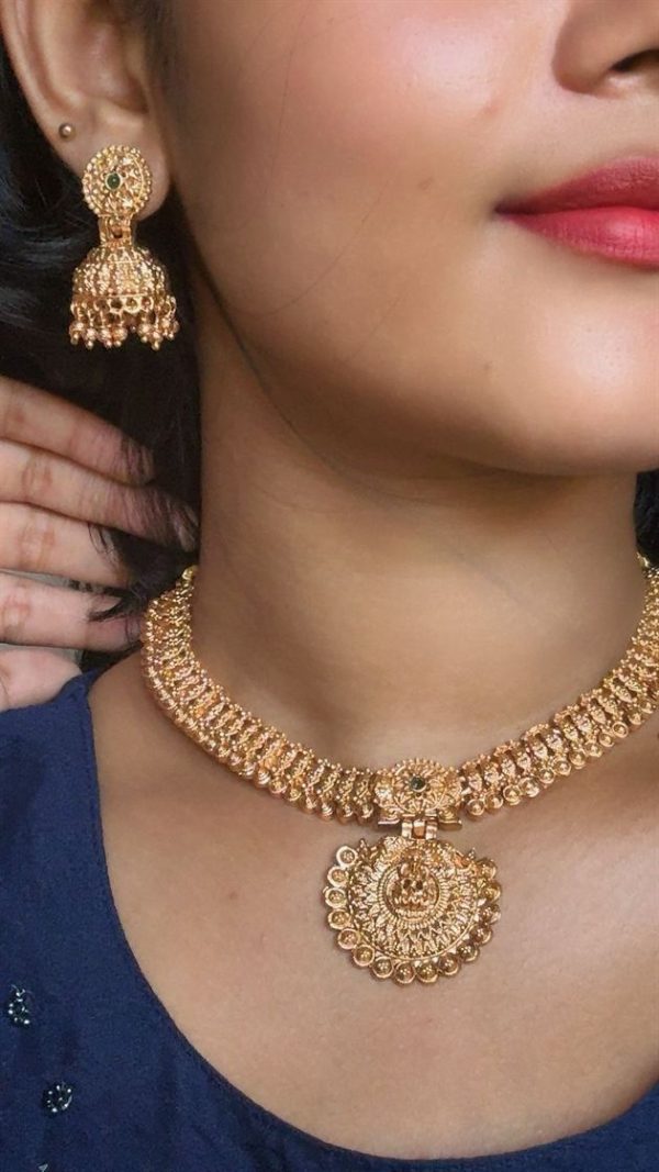 Budget Luxmi necklace with earrings