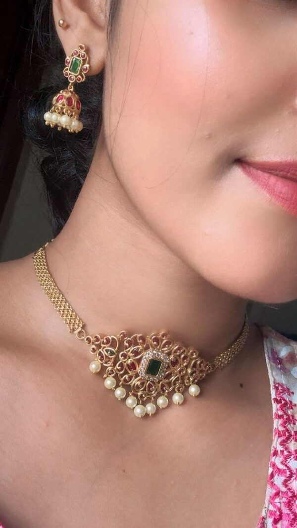 Antique Premium High Neck Choker